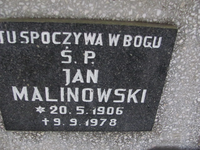 Kazimierz MALINOWSKI 1937 Toruń - Grobonet - Wyszukiwarka osób pochowanych