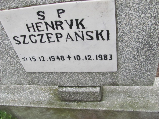 Henryk SZCZEPAŃSKI 1948 Toruń - Grobonet - Wyszukiwarka osób pochowanych