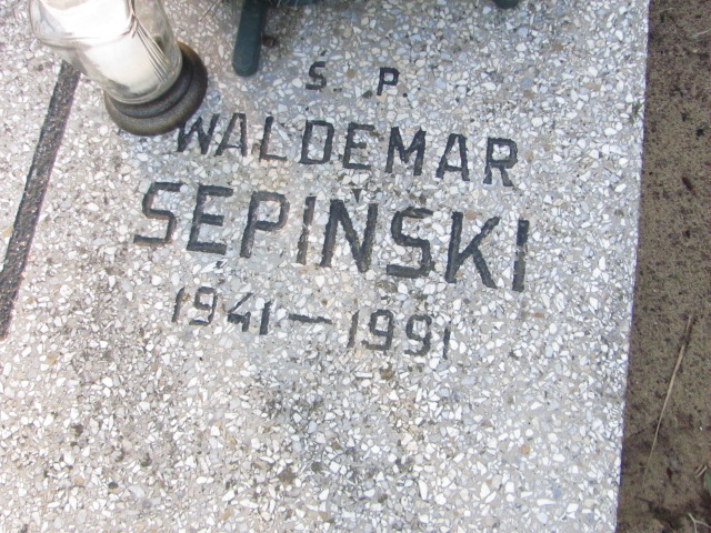 Waldemar SĘPIŃSKI 1941 Toruń - Grobonet - Wyszukiwarka osób pochowanych