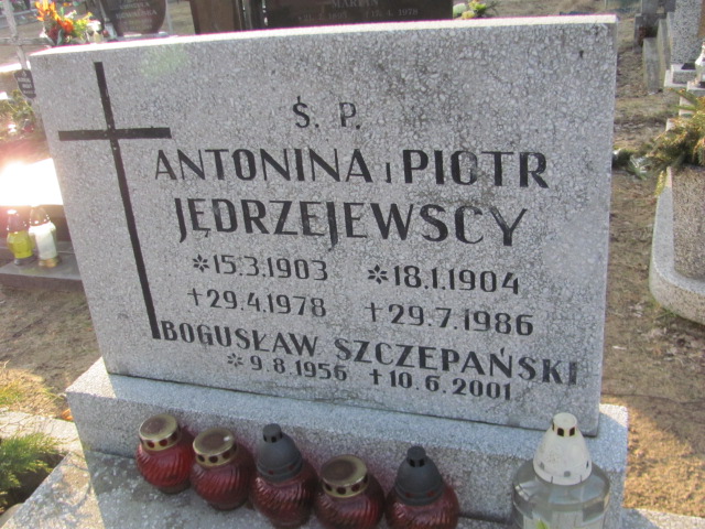 Piotr JĘDRZEJEWSKI 1904 Toruń - Grobonet - Wyszukiwarka osób pochowanych