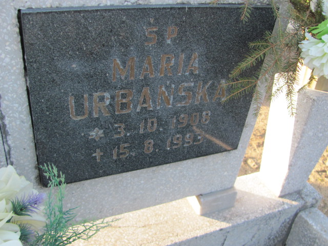 Maria URBAŃSKA 1908 Toruń - Grobonet - Wyszukiwarka osób pochowanych