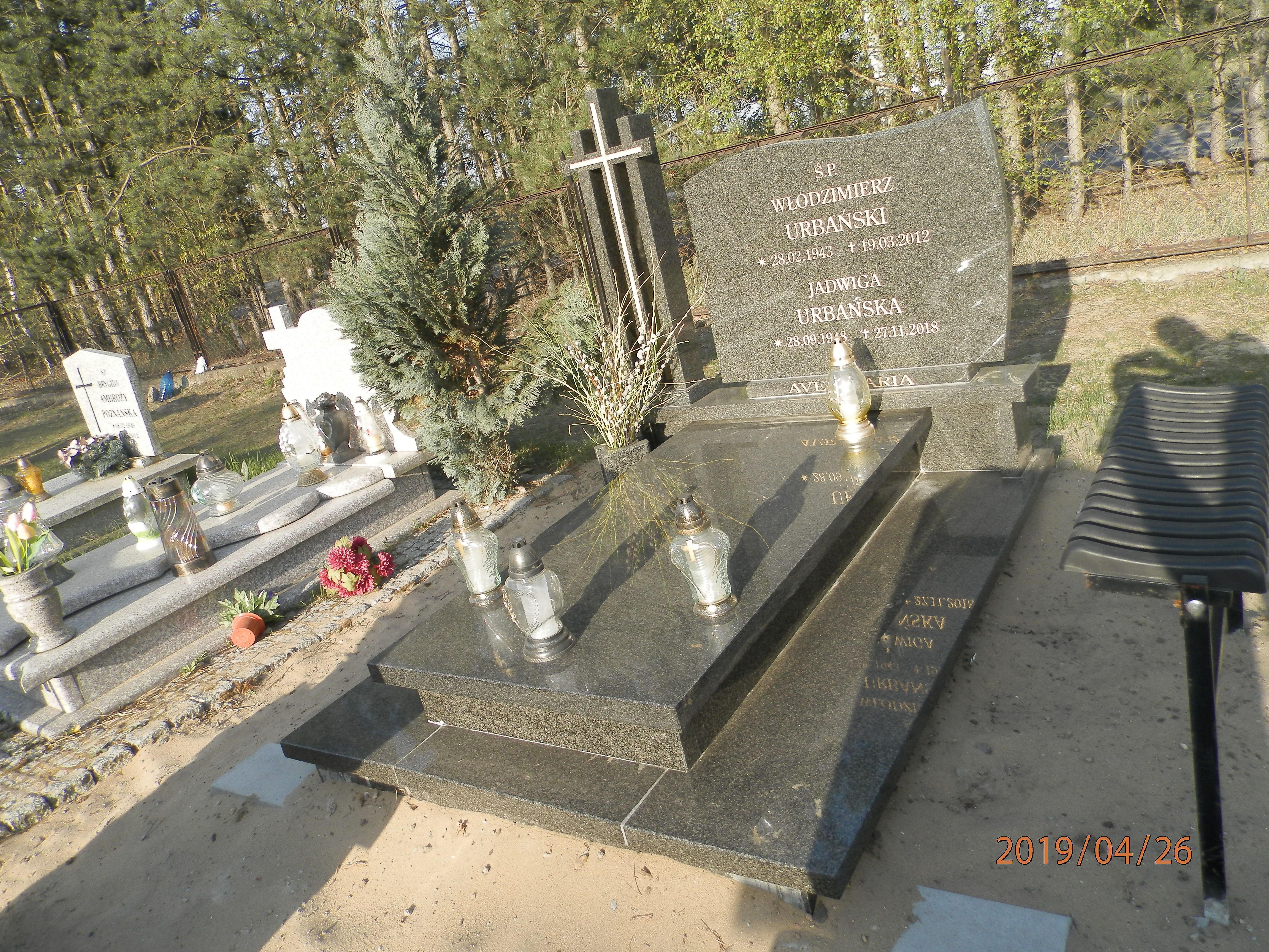 Grób JADWIGA URBAŃSKA