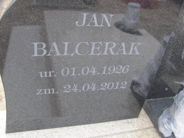 Jan BALCERAK 1926 Toruń - Grobonet - Wyszukiwarka osób pochowanych