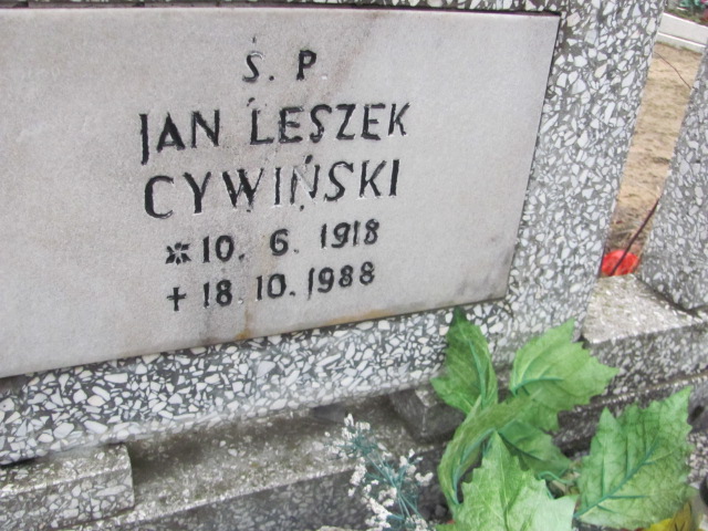 Jan CYWIŃSKI 1918 Toruń - Grobonet - Wyszukiwarka osób pochowanych