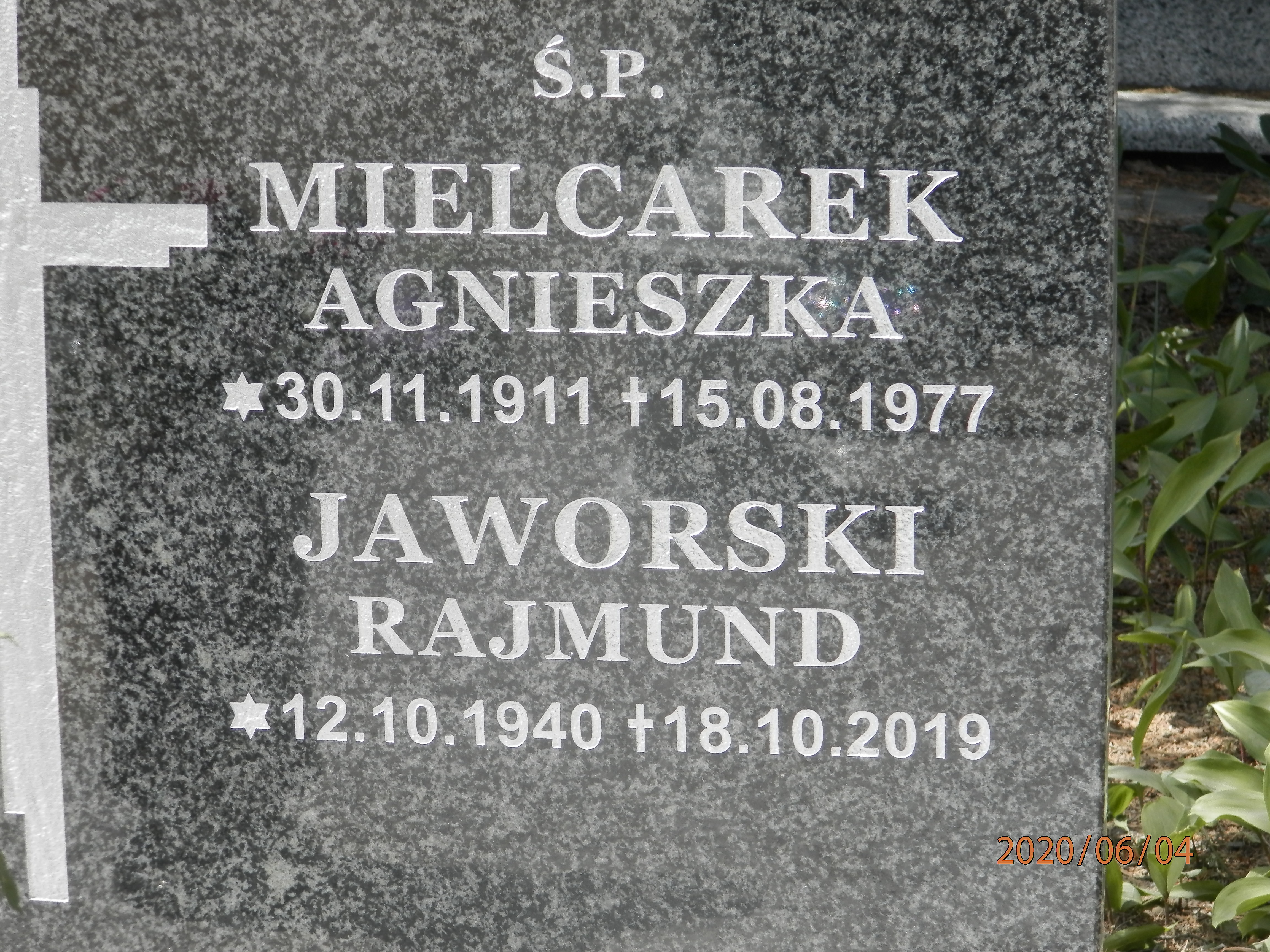 Agnieszka MIELCAREK 1911 Toruń - Grobonet - Wyszukiwarka osób pochowanych
