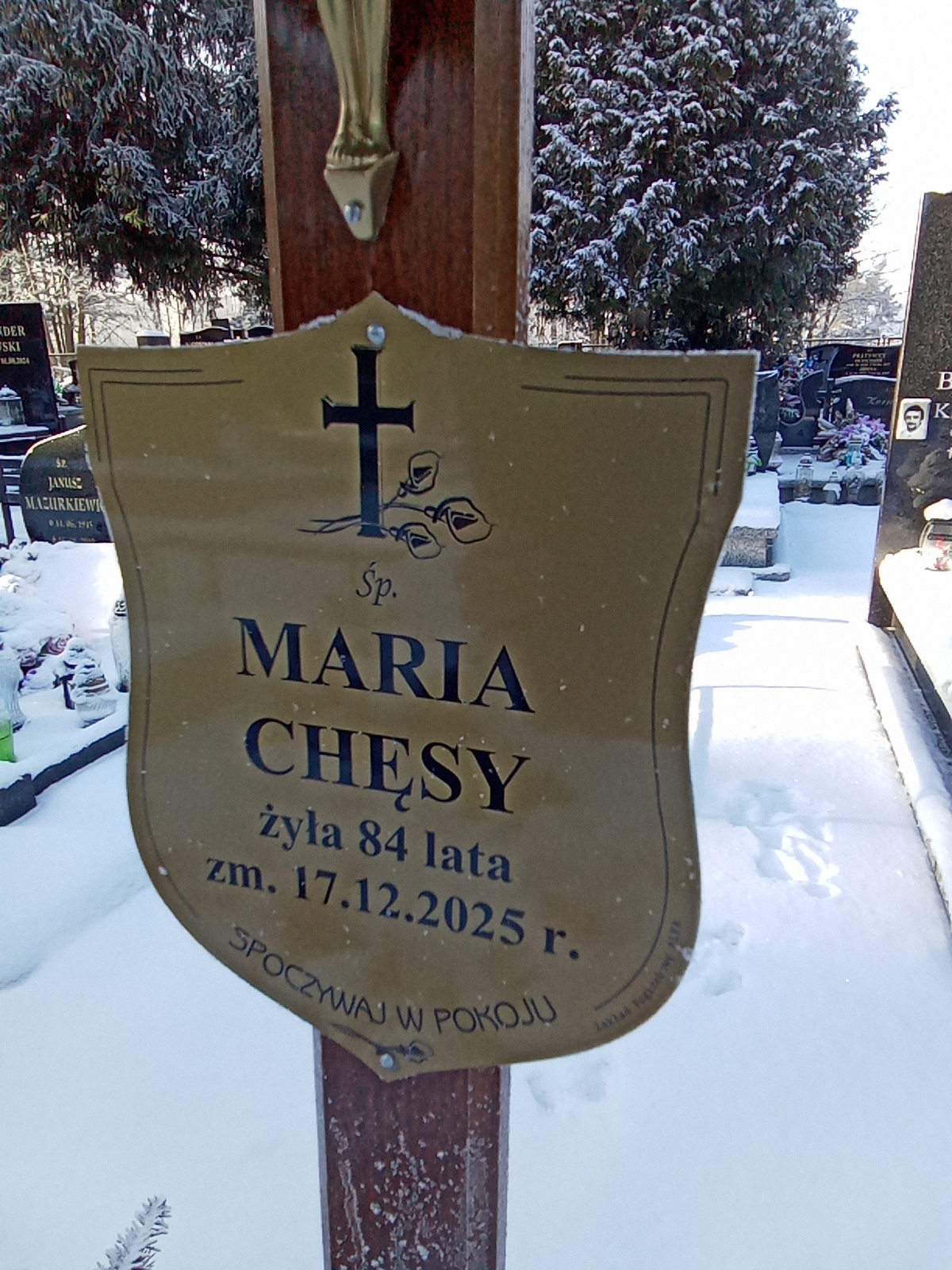 Maria CHĘSY 1941 Toruń - Grobonet - Wyszukiwarka osób pochowanych