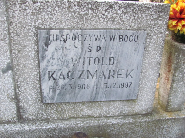 Witold KACZMAREK 1908 Toruń - Grobonet - Wyszukiwarka osób pochowanych