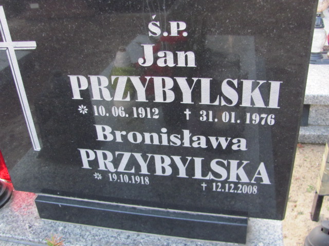 Jan PRZYBYLSKI 1912 Toruń - Grobonet - Wyszukiwarka osób pochowanych