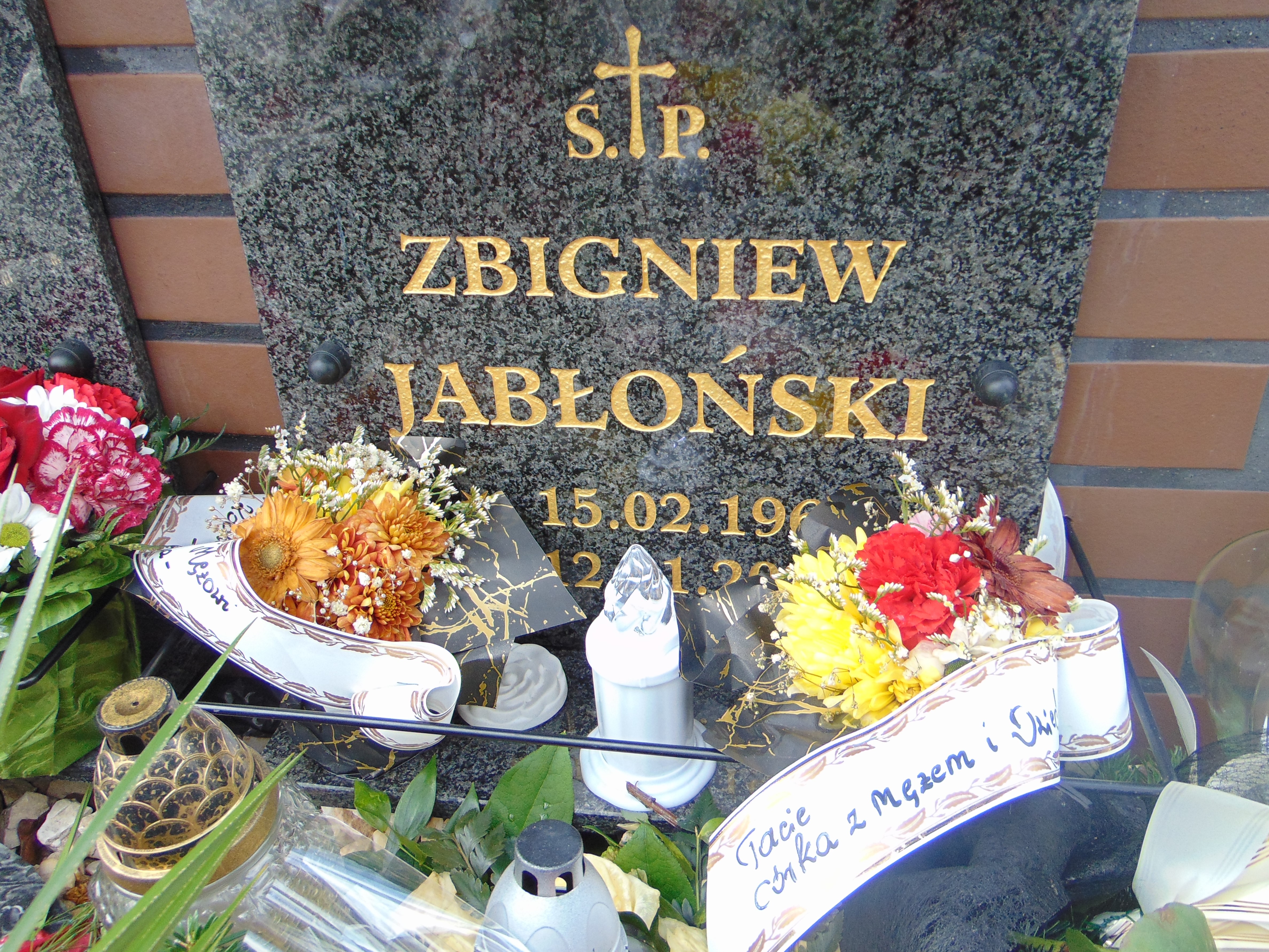 Zbigniew JABŁOŃSKI 1961 Toruń - Grobonet - Wyszukiwarka osób pochowanych