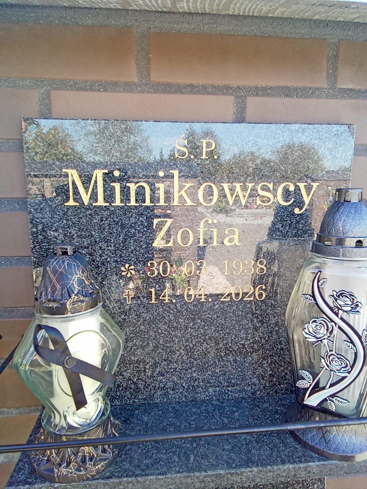 Grób ZOFIA MINIKOWSKA