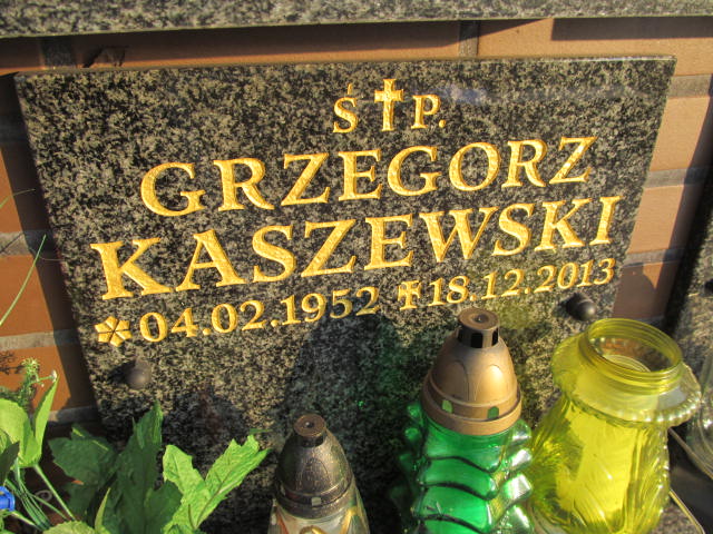 Grzegorz KASZEWSKI 1952 Toruń - Grobonet - Wyszukiwarka osób pochowanych