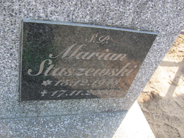 Marian STASZEWSKI 1943 Toruń - Grobonet - Wyszukiwarka osób pochowanych