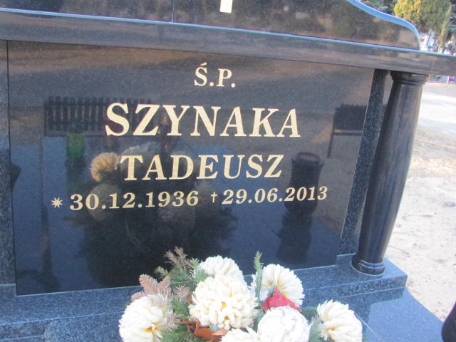 Adam SZYNAKA 1936 Toruń - Grobonet - Wyszukiwarka osób pochowanych