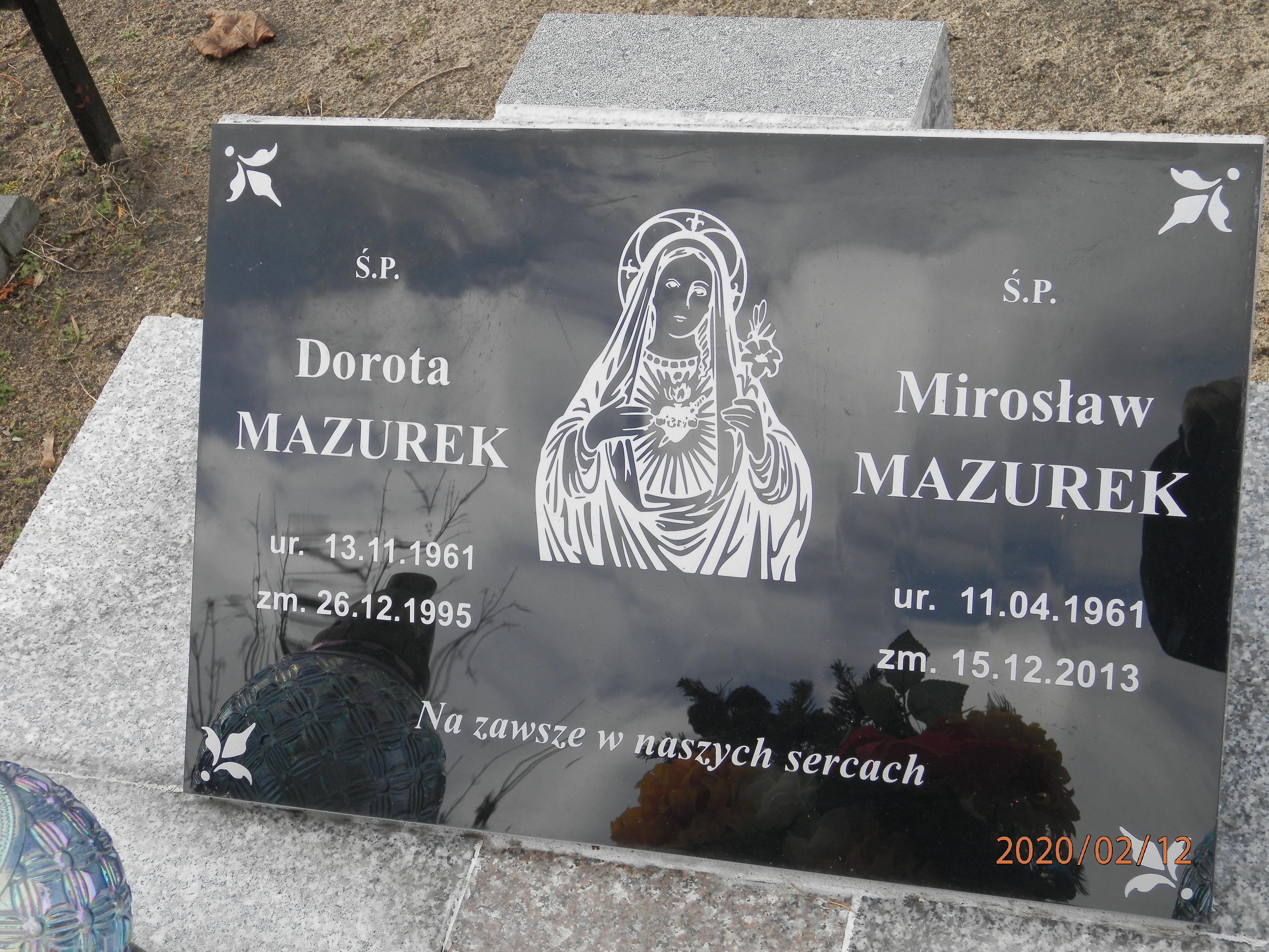 Mirosław MAZUREK 1961 Toruń - Grobonet - Wyszukiwarka osób pochowanych