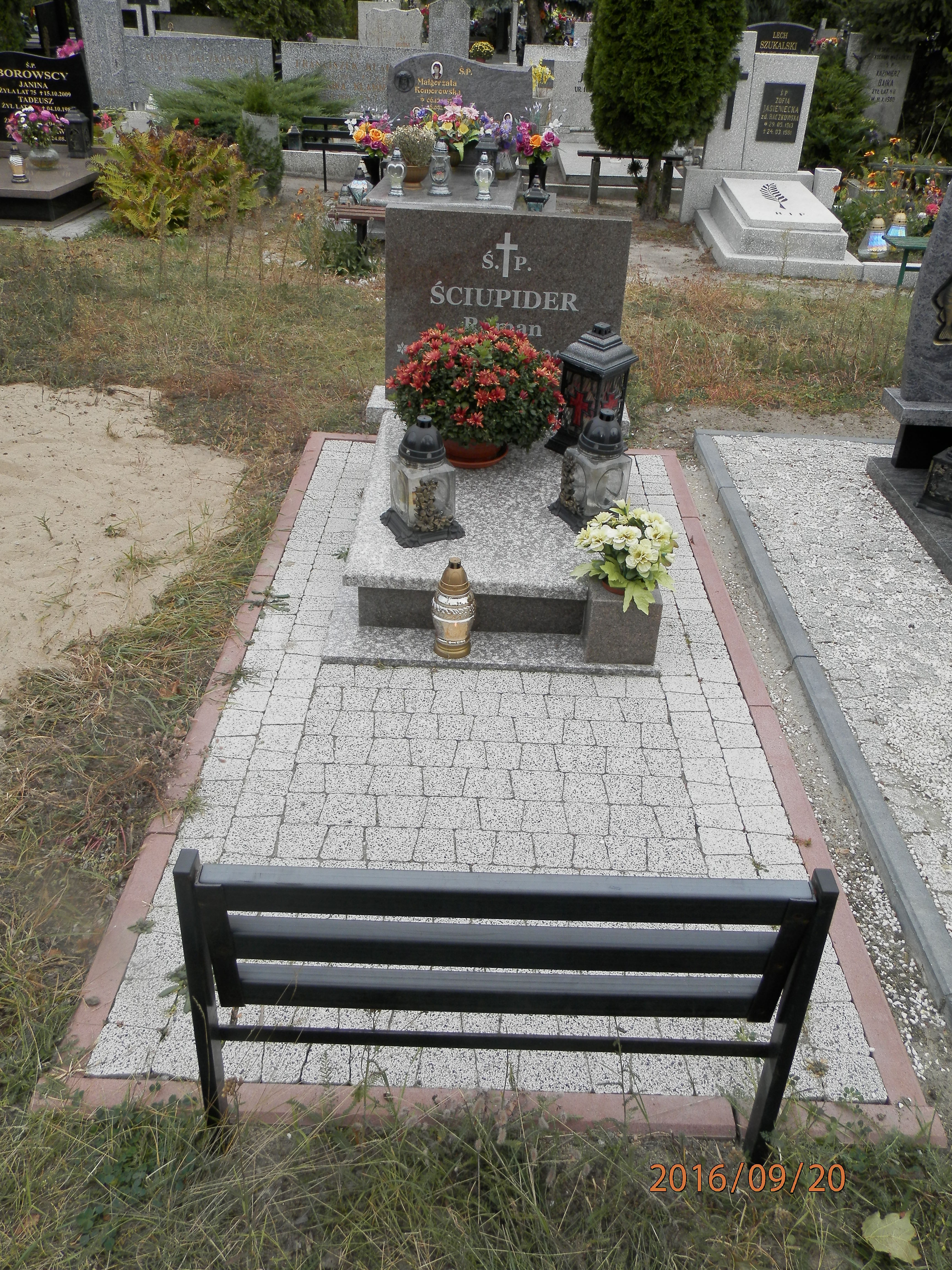 Roman ŚCIUPIDER 1932 Toruń - Grobonet - Wyszukiwarka osób pochowanych