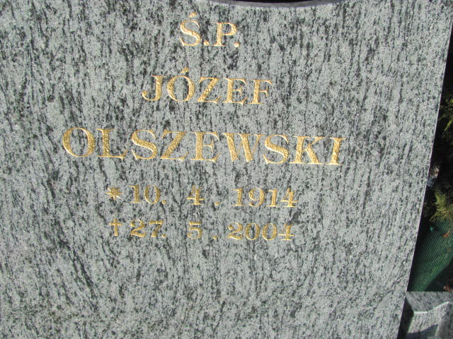 Jerzy OLSZEWSKI 1935 Toruń - Grobonet - Wyszukiwarka osób pochowanych
