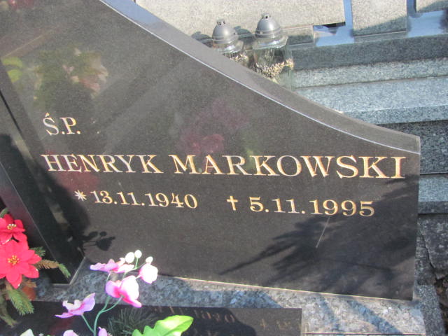 Henryk MARKOWSKI 1940 Toruń - Grobonet - Wyszukiwarka osób pochowanych