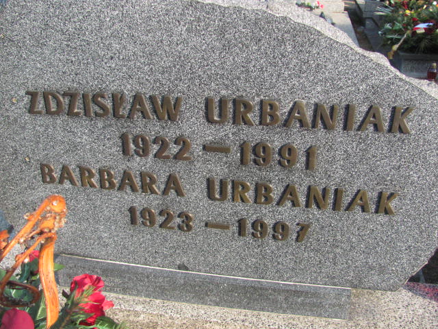 Barbara URBANIAK 1923 Toruń - Grobonet - Wyszukiwarka osób pochowanych
