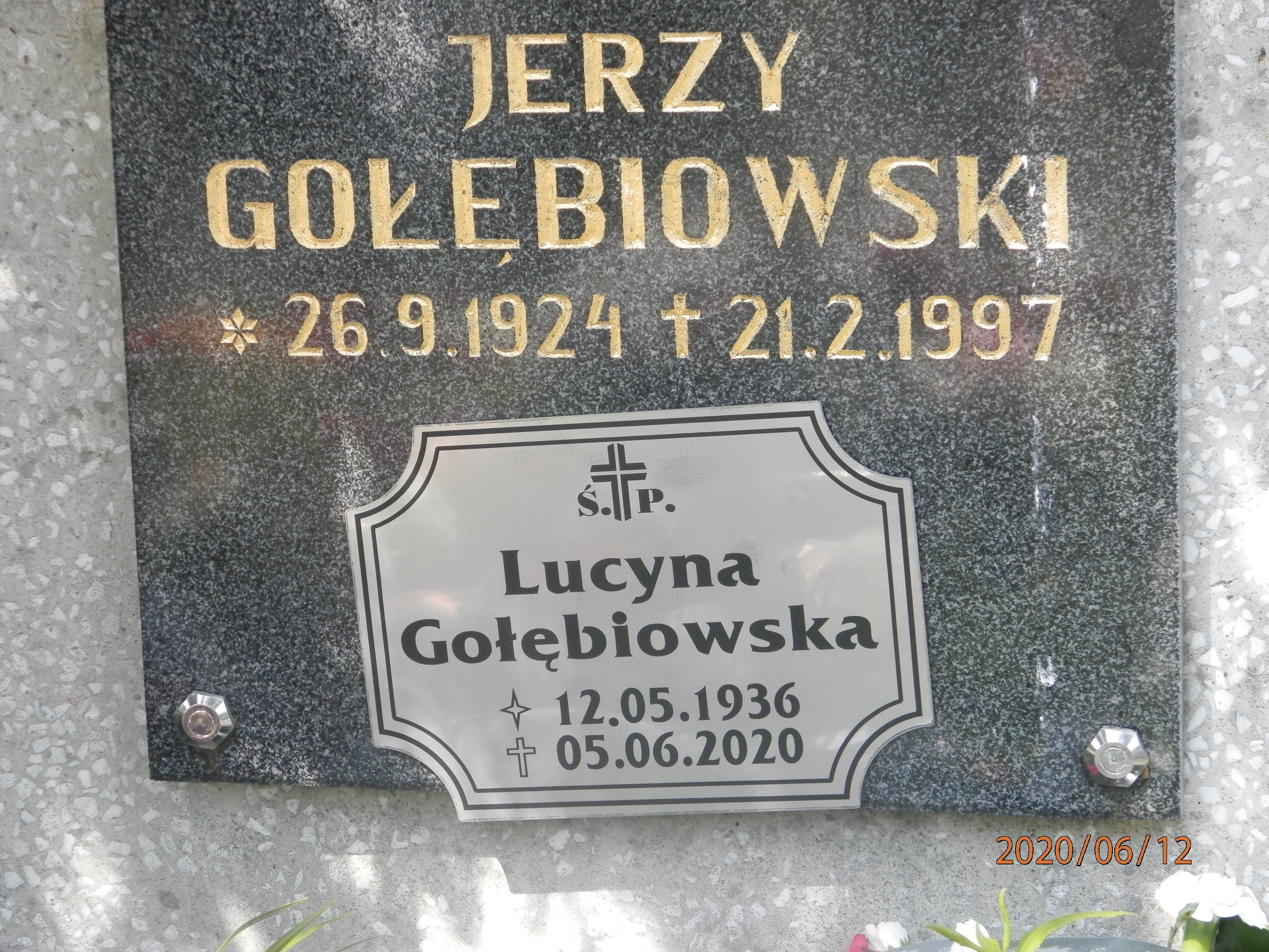 Grób LUCYNA GOŁĘBIOWSKA