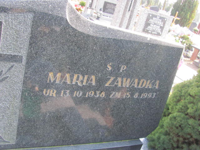 Maria ZAWADKA 1938 Toruń - Grobonet - Wyszukiwarka osób pochowanych