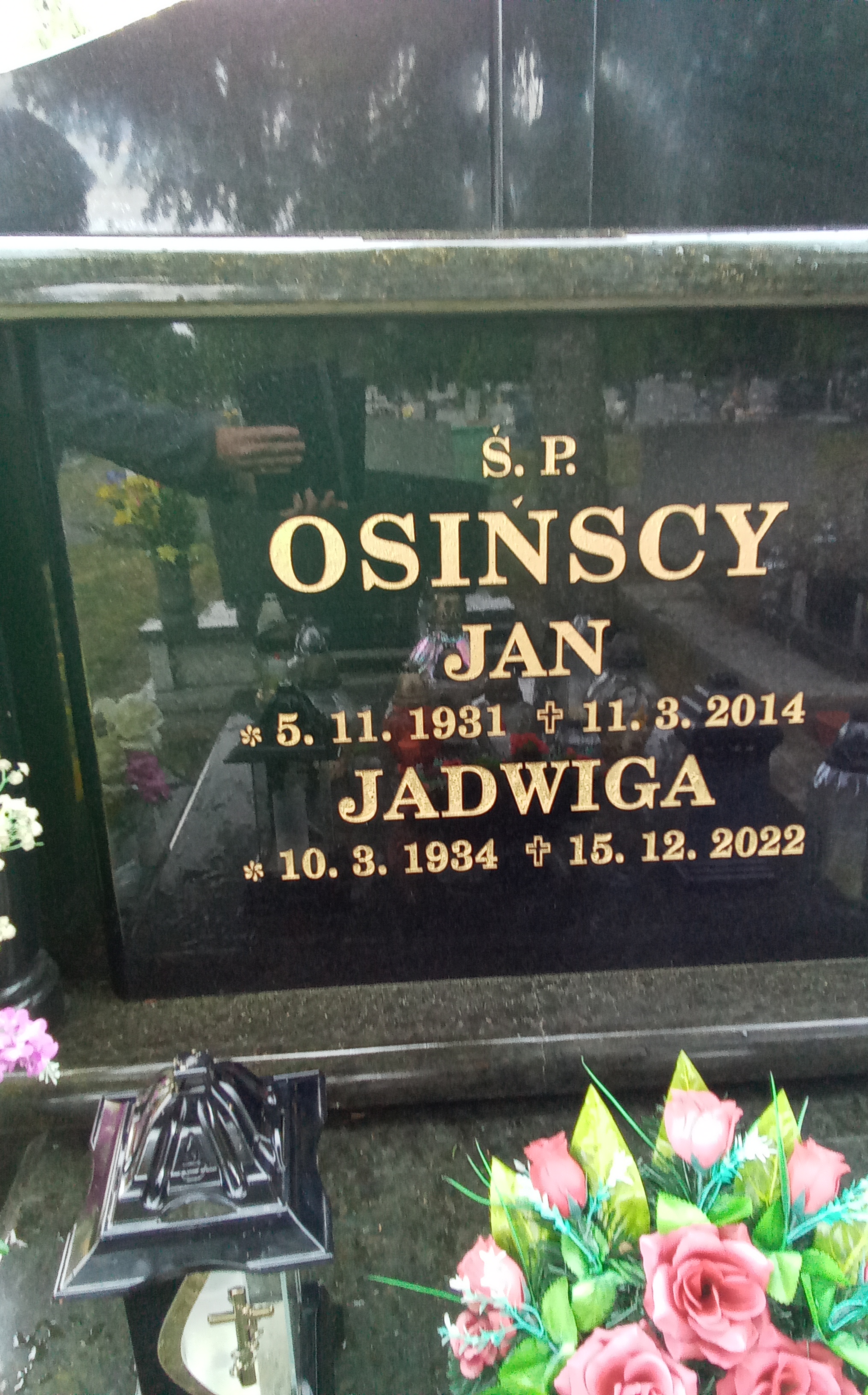 Jadwiga OSIŃSKA 1934 Toruń - Grobonet - Wyszukiwarka osób pochowanych