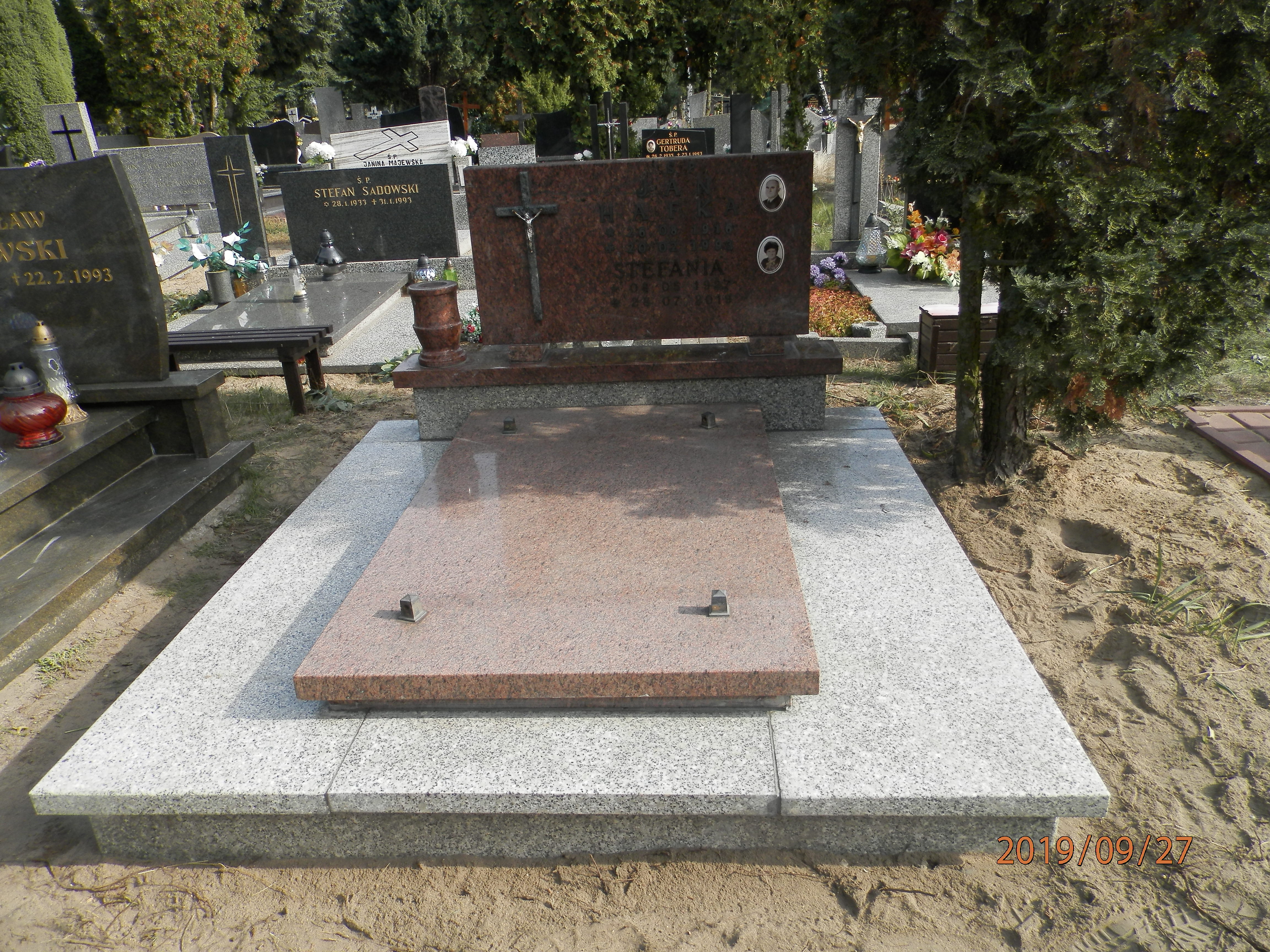 Stefania HAFKA  1927 Toruń - Grobonet - Wyszukiwarka osób pochowanych