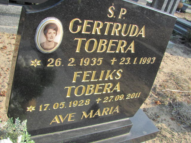 Gertruda TOBERA 1935 Toruń - Grobonet - Wyszukiwarka osób pochowanych