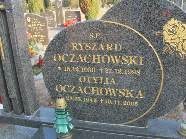 Ryszard OCZACHOWSKI 1930 Toruń - Grobonet - Wyszukiwarka osób pochowanych