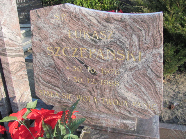Łukasz SZCZEPAŃSKI 1976 Toruń - Grobonet - Wyszukiwarka osób pochowanych