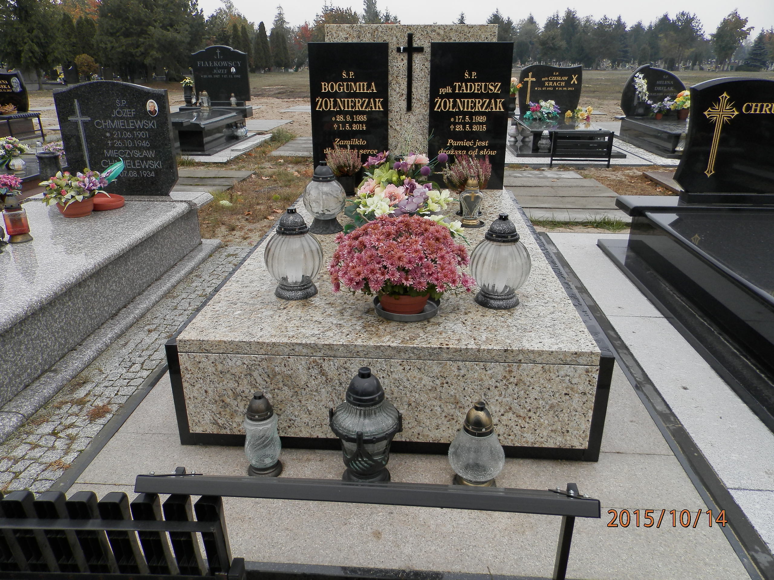 Grób BOGUMIŁA ŻOŁNIERZAK