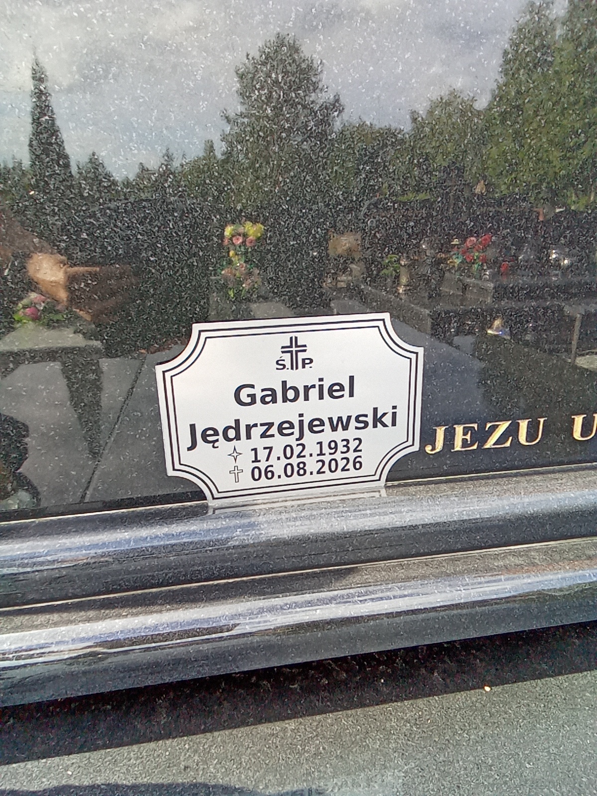Gabriel JĘDRZEJEWSKI 1932 Toruń - Grobonet - Wyszukiwarka osób pochowanych