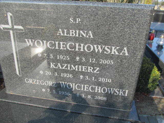 Grzegorz WOJCIECHOWSKI 1956 Toruń - Grobonet - Wyszukiwarka osób pochowanych