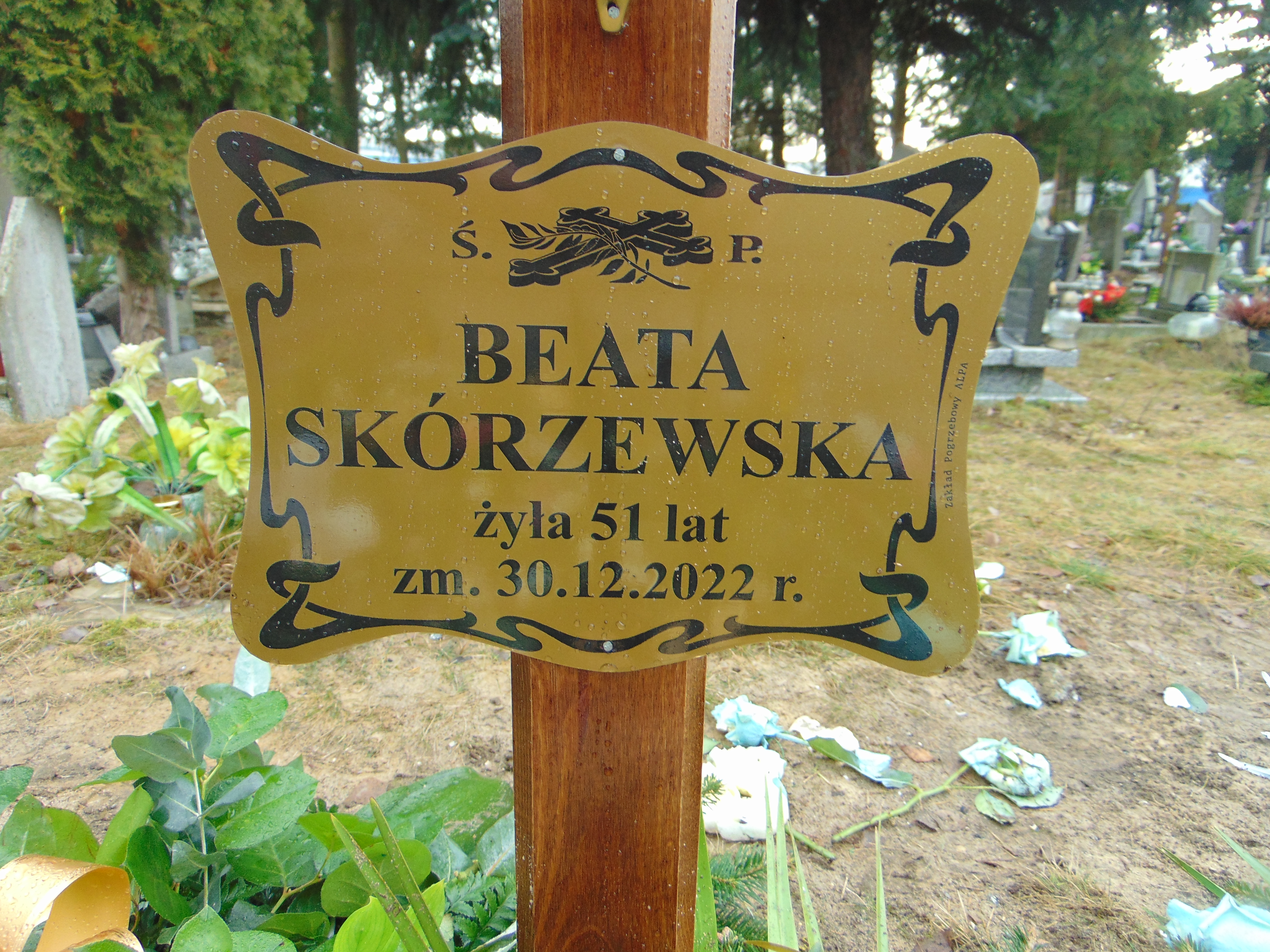 Beata SKÓRZEWSKA 1971 Toruń - Grobonet - Wyszukiwarka osób pochowanych