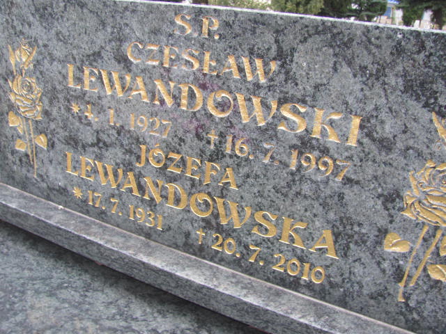 Czesław LEWANDOWSKI 1927 Toruń - Grobonet - Wyszukiwarka osób pochowanych