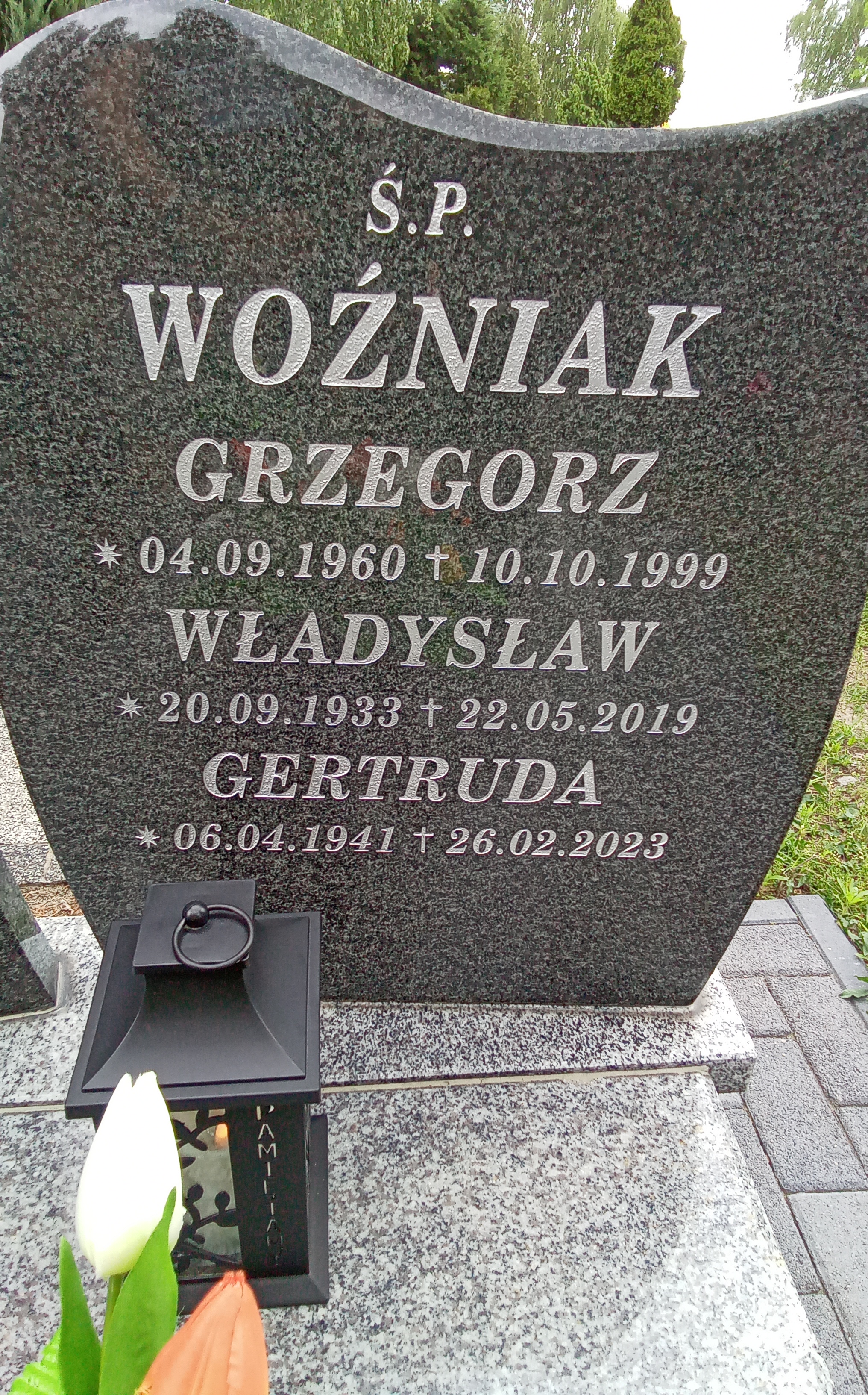 Grzegorz WOŹNIAK 1960 Toruń - Grobonet - Wyszukiwarka osób pochowanych