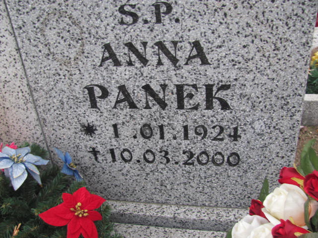 Anna PANEK 1924 Toruń - Grobonet - Wyszukiwarka osób pochowanych