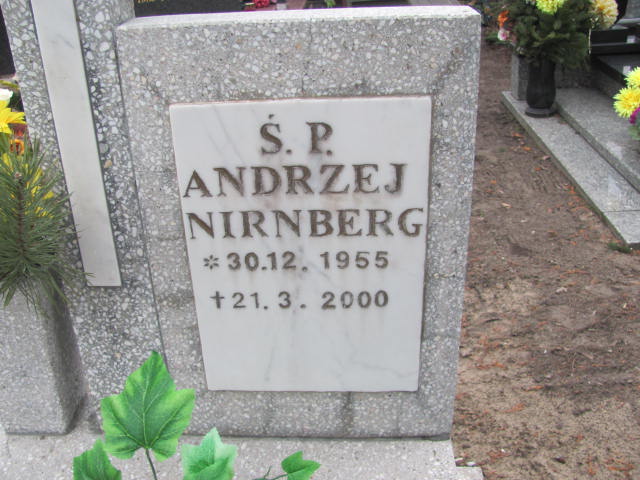 Andrzej NIRNBERG 1955 Toruń - Grobonet - Wyszukiwarka osób pochowanych