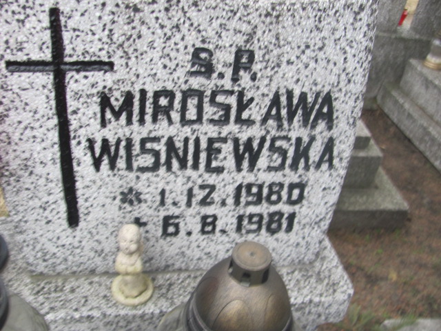 Mirosława WIŚNIEWSKA 1980 Toruń - Grobonet - Wyszukiwarka osób pochowanych