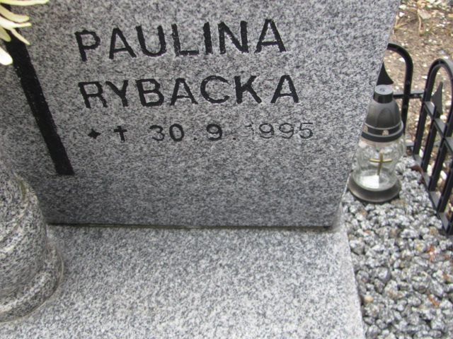 Paulina RYBACKA 1995 Toruń - Grobonet - Wyszukiwarka osób pochowanych