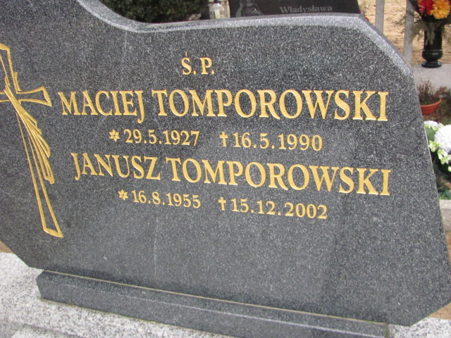 Janusz TOMPOROWSKI 1955 Toruń - Grobonet - Wyszukiwarka osób pochowanych