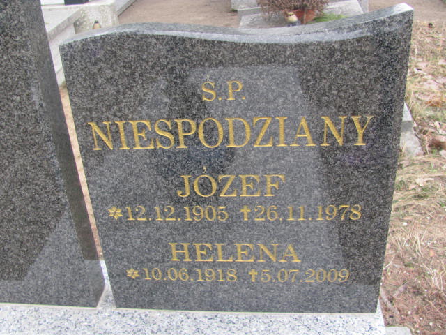 Helena NIESPODZIANA 1918 Toruń - Grobonet - Wyszukiwarka osób pochowanych