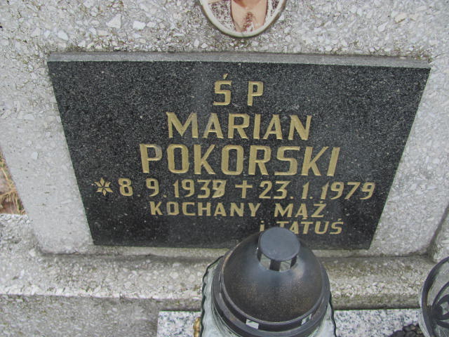 Marian POKORSKI 1937 Toruń - Grobonet - Wyszukiwarka osób pochowanych