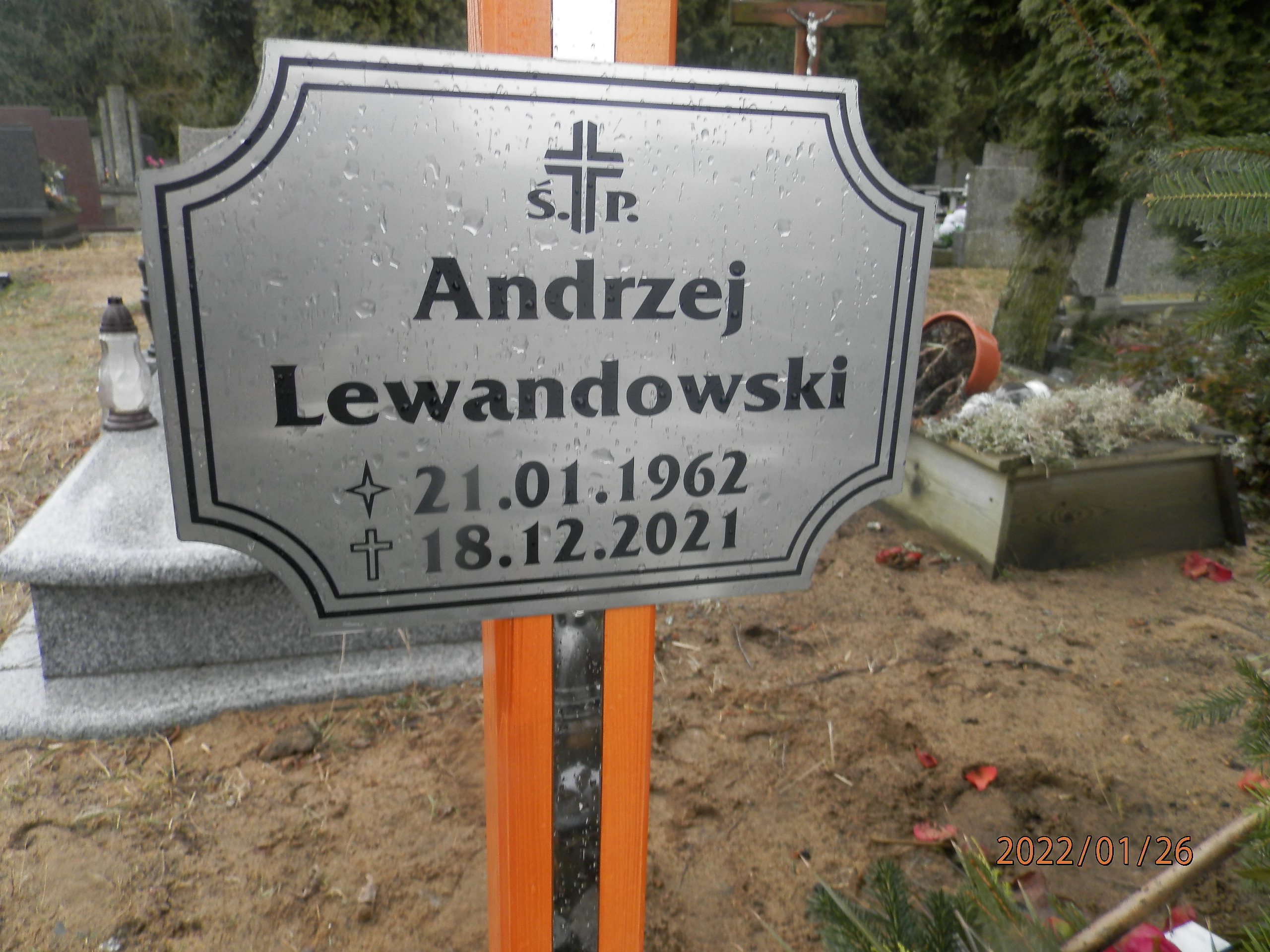 Andrzej LEWANDOWSKI 1962 Toruń - Grobonet - Wyszukiwarka osób pochowanych