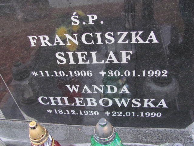 Wanda CHLEBOWSKA 1930 Toruń - Grobonet - Wyszukiwarka osób pochowanych