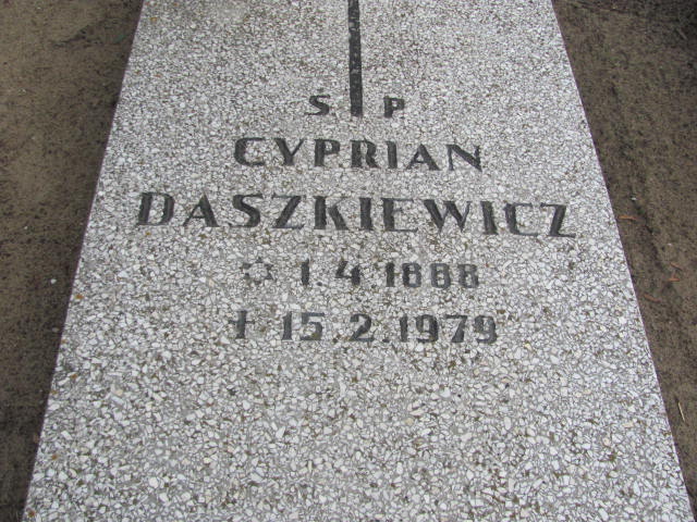 Cyprian DASZKIEWICZ 1888 Toruń - Grobonet - Wyszukiwarka osób pochowanych