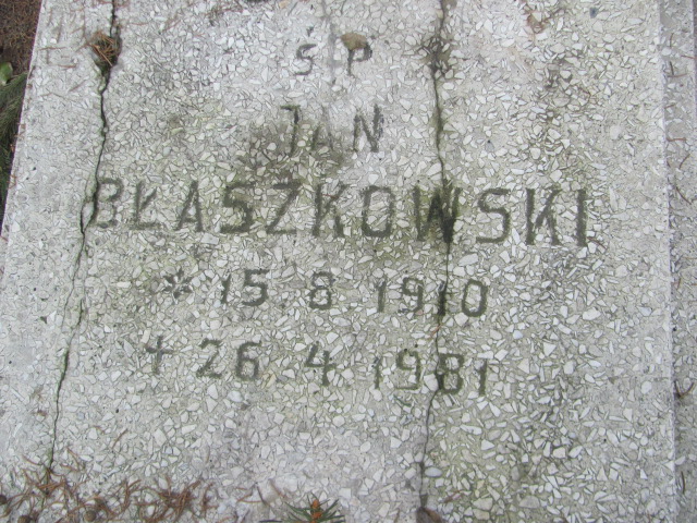 Jan BŁASZKIEWICZ 1910 Toruń - Grobonet - Wyszukiwarka osób pochowanych