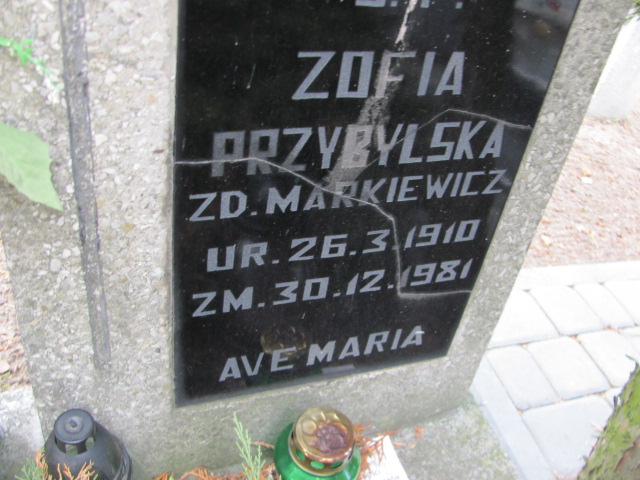 Zofia PRZYBYLSKA 1910 Toruń - Grobonet - Wyszukiwarka osób pochowanych