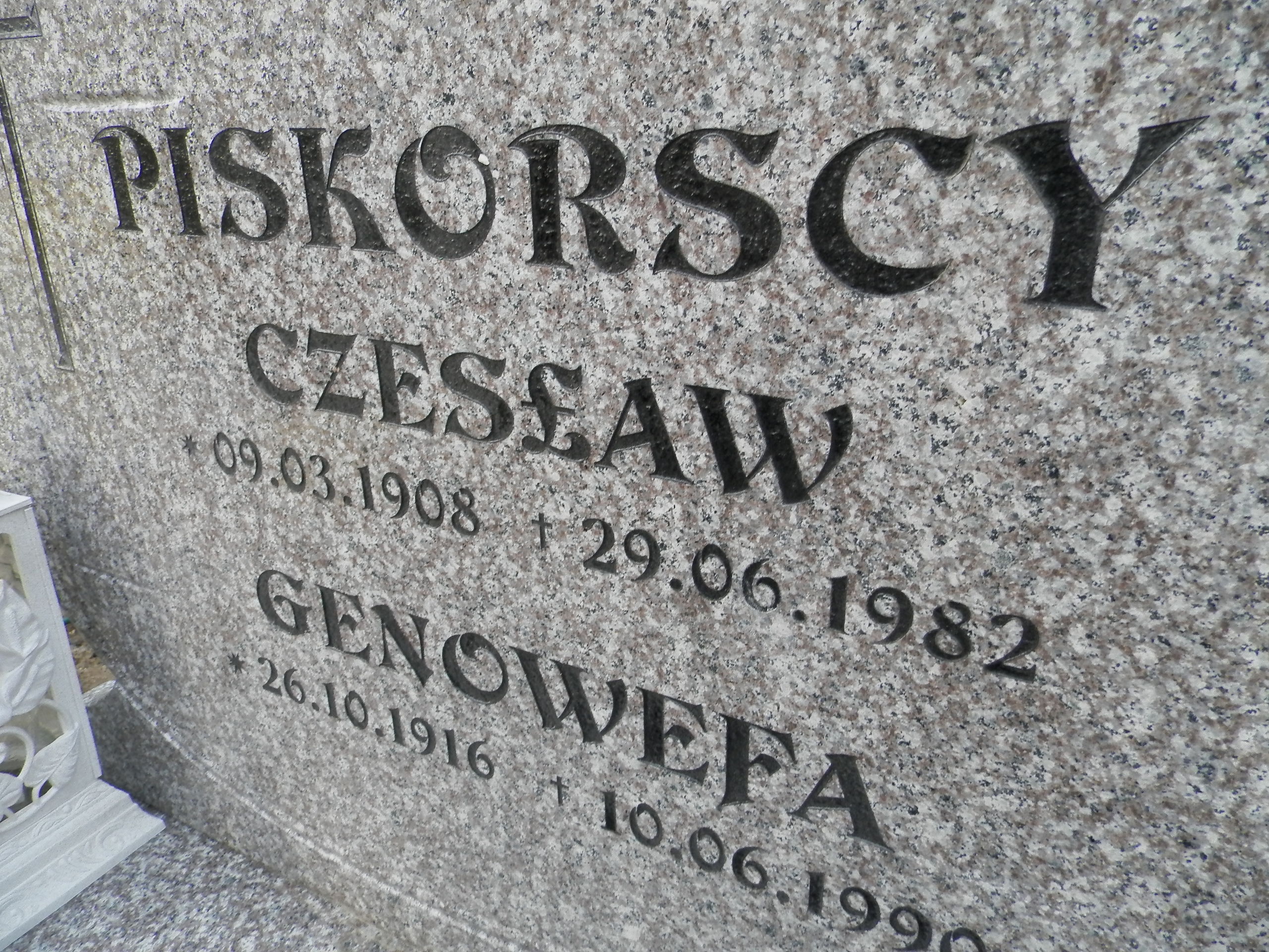 Genowefa PISKORSKA 1916 Toruń - Grobonet - Wyszukiwarka osób pochowanych