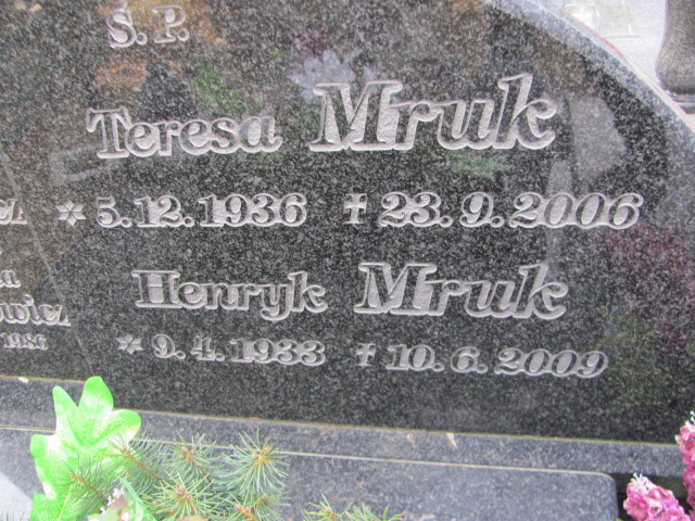 Henryk MRUK 1933 Toruń - Grobonet - Wyszukiwarka osób pochowanych