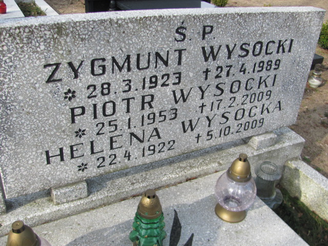 Piotr WYSOCKI 1953 Toruń - Grobonet - Wyszukiwarka osób pochowanych